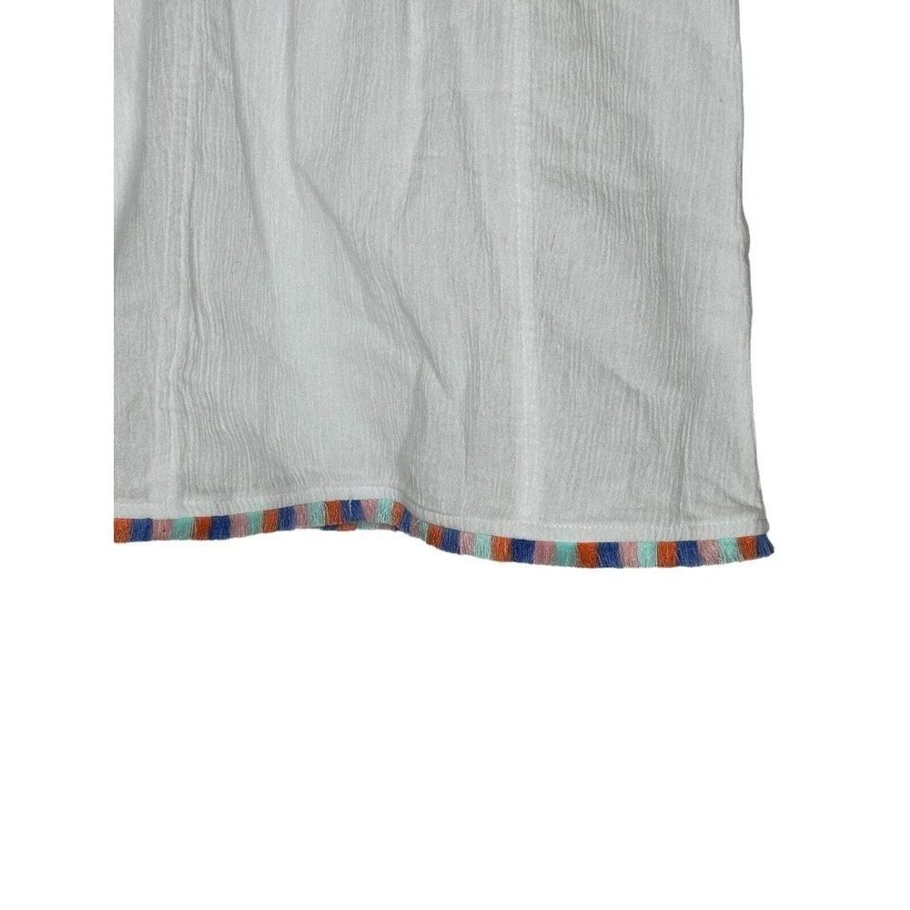 NWT J Crew Crewcuts Factory Girls Beach Dress XXS Cover Up Gauze Cotton White‎